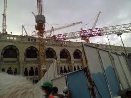 Kabe'de vinç Faciası Başımız Sağolsun