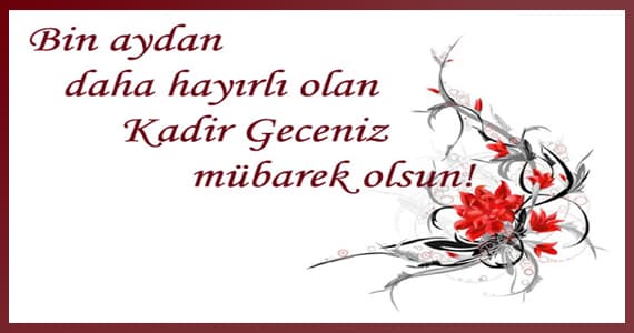 Kadir Gecesi Mesajı