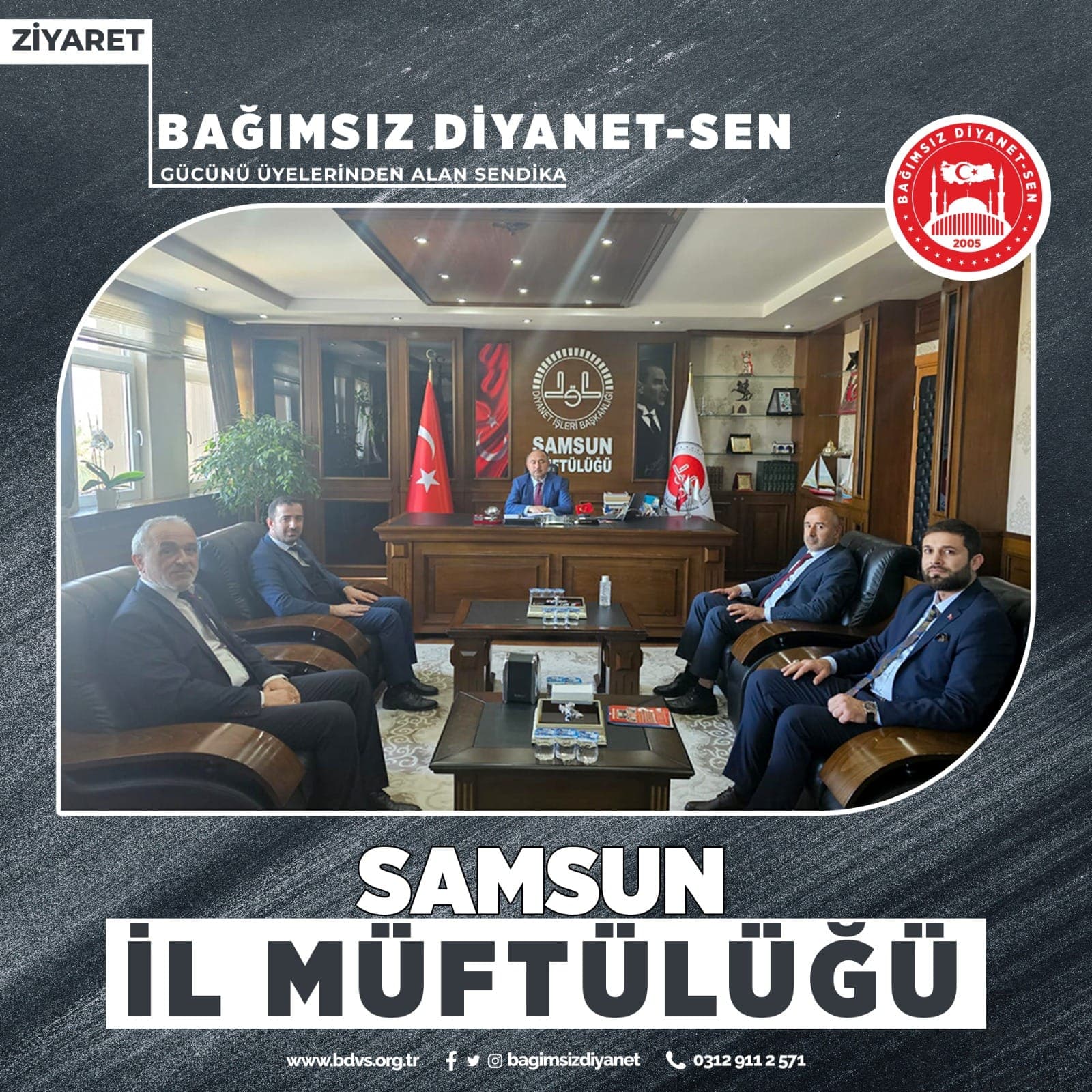 SAMSUN MÜFTÜLÜĞÜNE ZİYARET