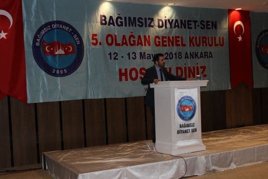 Bağımsız Diyanet-Sen 5. Olağan Genel Kurulu Gerçekleşti.