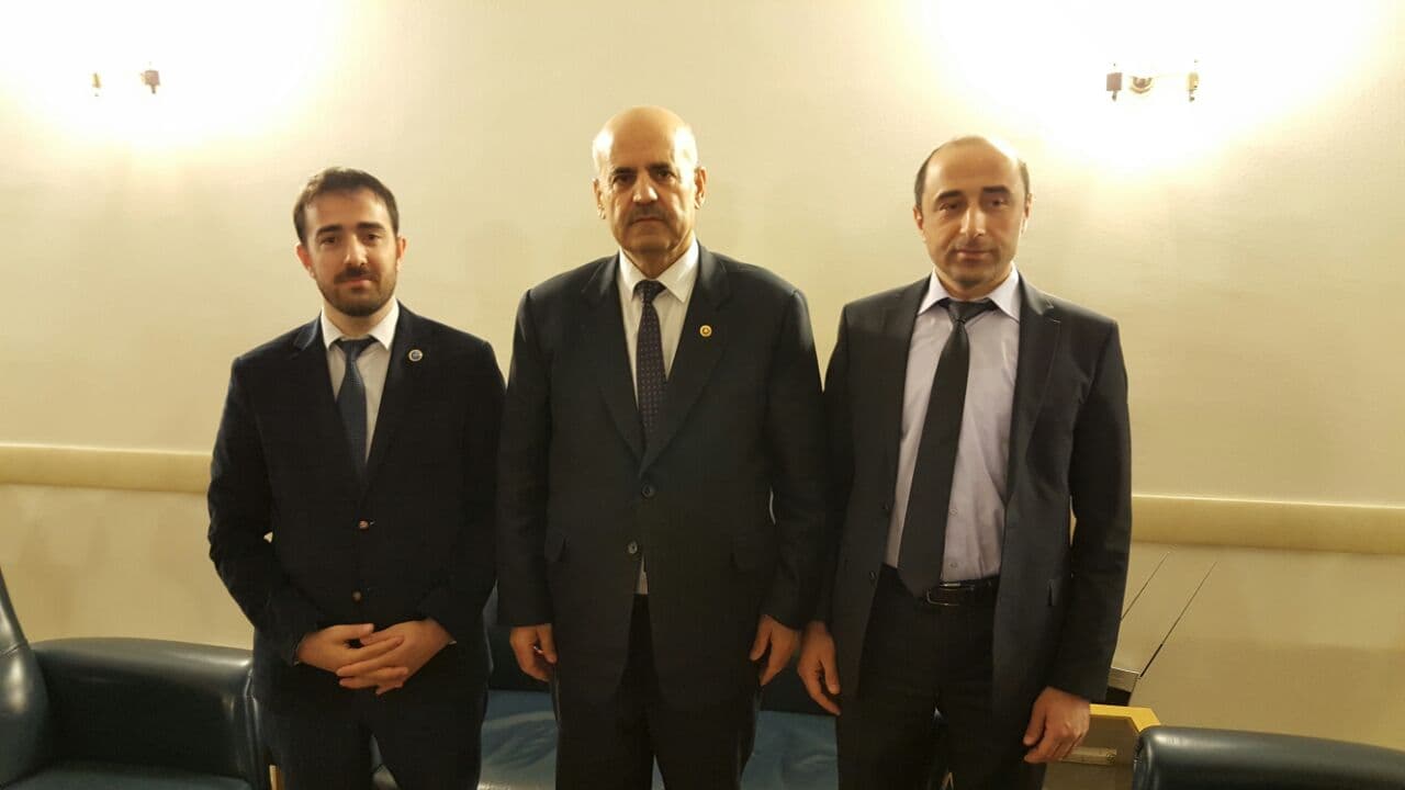 Bağımsız Diyanet Sen Ak Parti Kahramanmaraş Milletvekili İmran Kılıç'ı TBMM de ziyaret etti.