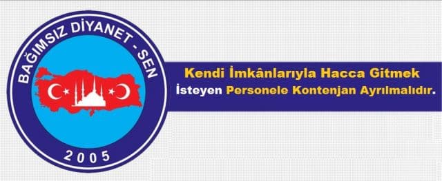 Kendi İmkânlarıyla Hacca Gitmek İsteyen Diyanet Personeline Kontenjan Verilmelidir