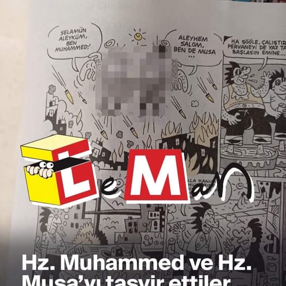 LEMAN DERGİSİ HAKKINDA SUÇ DUYURUSUNDA BULUNDUK.