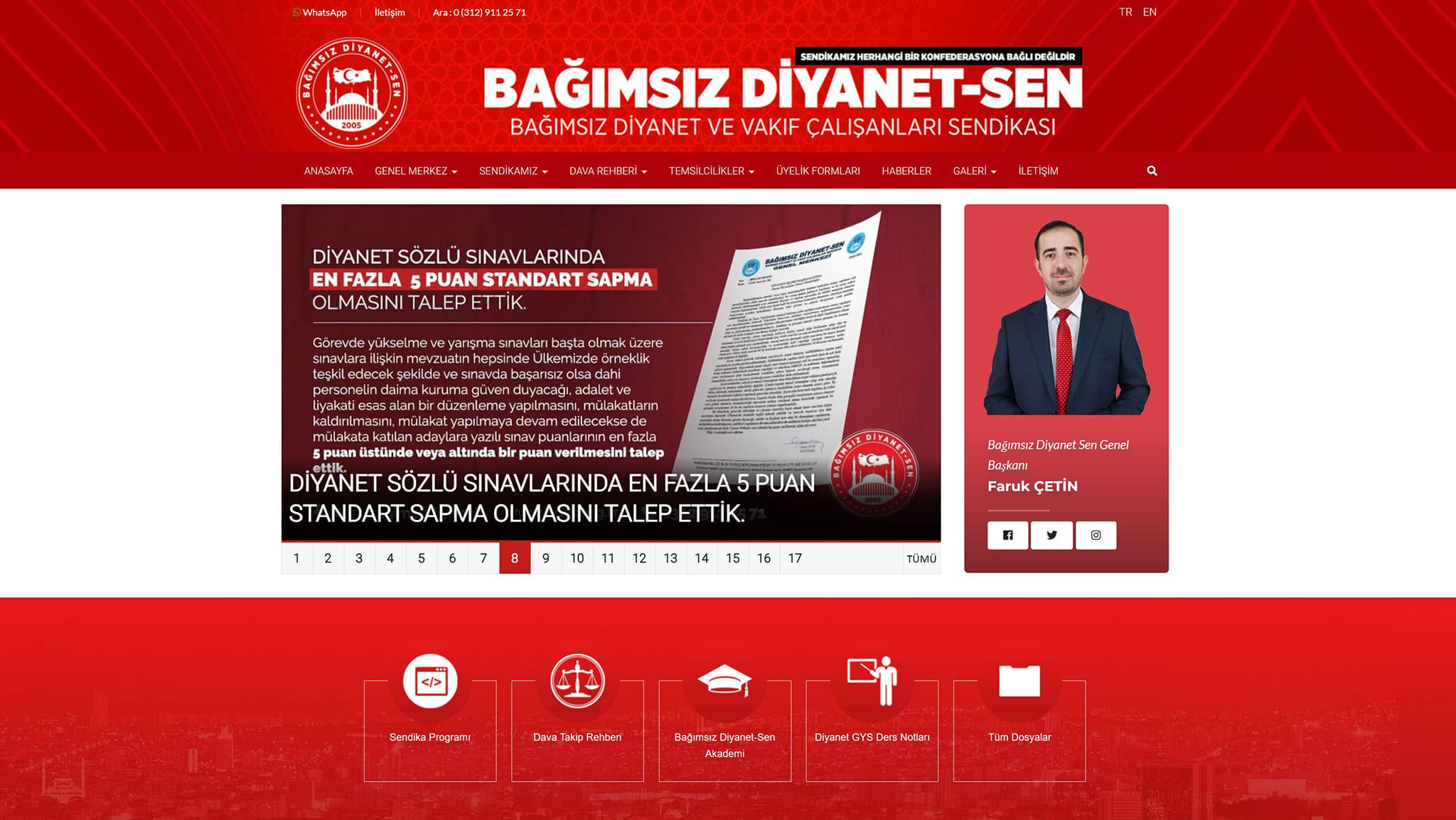 Bağımsız Diyanet Sen web sitemiz yenilendi.